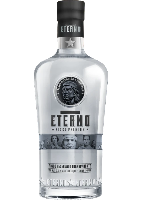 Pisco Eterno Premium Transparente